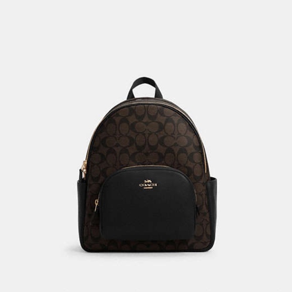 Court Backpack In Signature Canvas - Picture 1 of 3